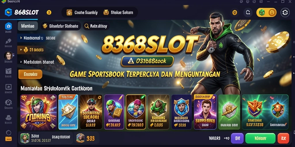 Tampilan gameplay menarik di 8368SLOT untuk pengalaman sportsbook.