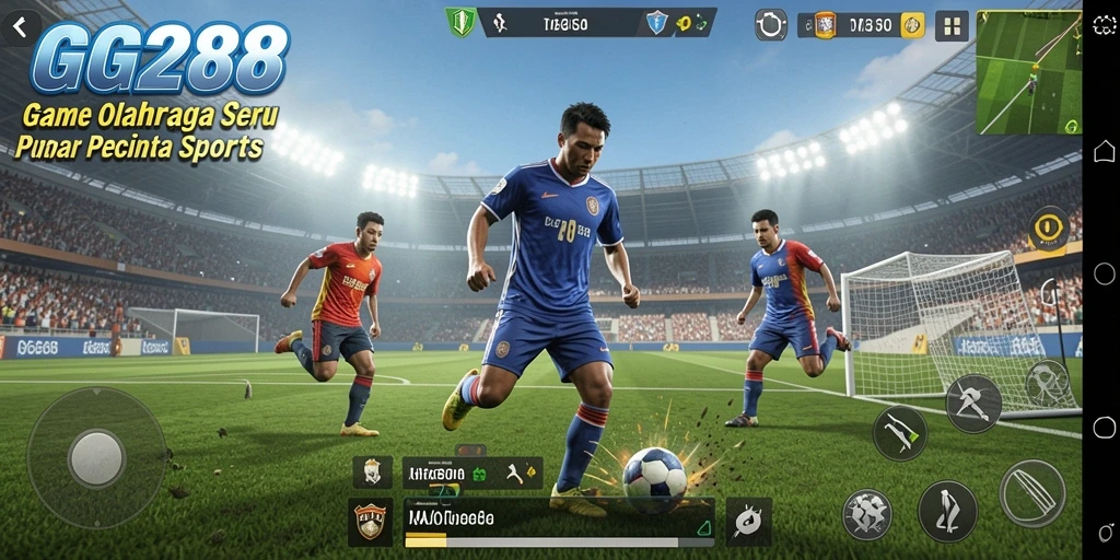 Tampilan menarik dari gameplay olahraga GG288 penuh aksi.