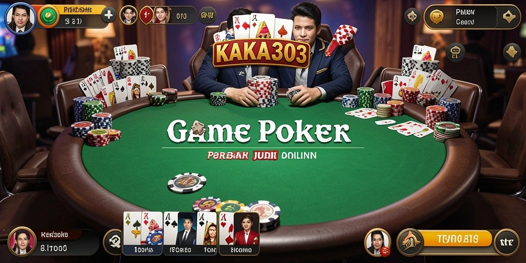 Tampilan seru permainan Poker di KAKA303 dengan grafik menarik.