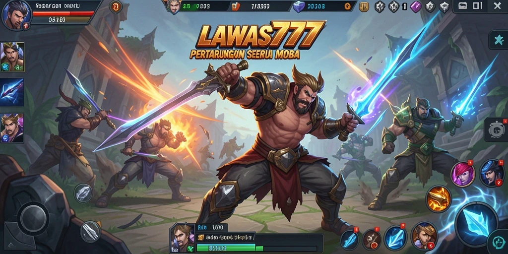 Gameplay seru di arena pertarungan LAWAS777.