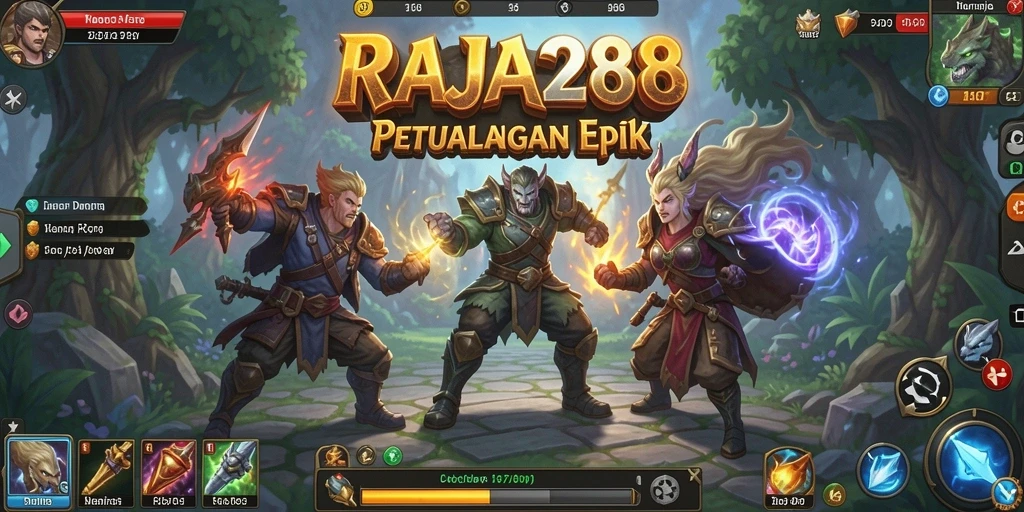 Gameplay seru RAJA288 dengan aksi petualangan RPG yang menarik.